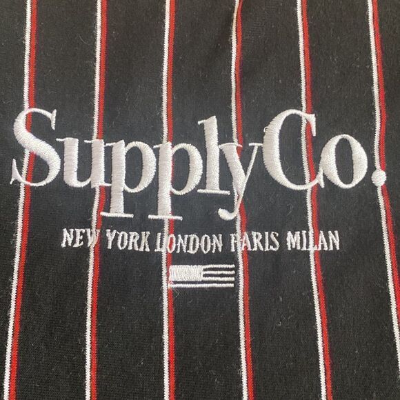 LOOSE FIT Men’s Striped T Shirt Size M - Picture 2 of 4